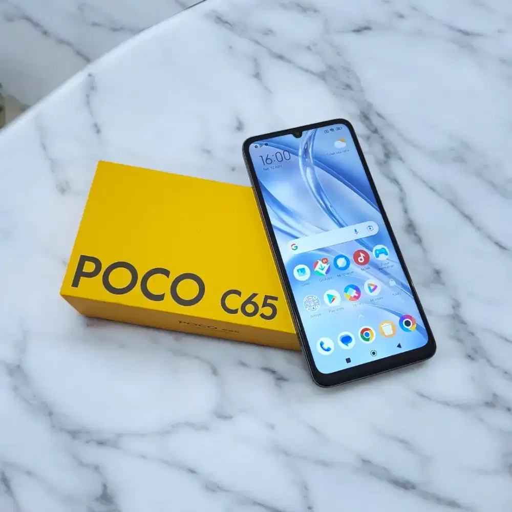 Ram 8GB memori 256GB - Poco C65 mulus lengkap