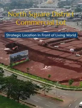 Dijual Kavling Komersial North Square District Jl. Boulevard Kota W