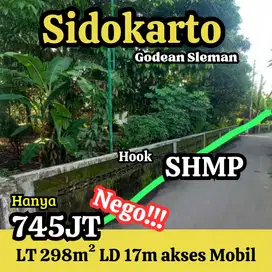 tanah bagus dekat jalan godean sidokarto LD 17