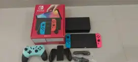 JUAL NINTENDO SWITCH OLED FREE STICK GAME
