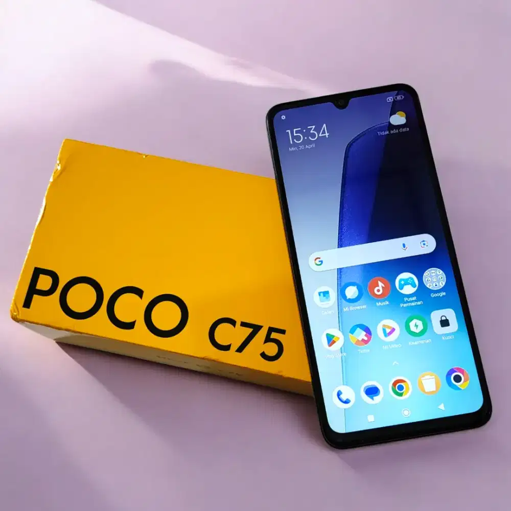 Ram 8GB memori 256GB - Poco C75 bening