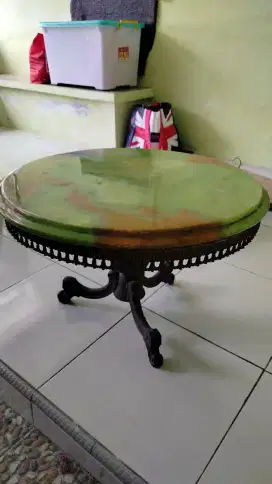 Meja marmer eropa pajangan antik