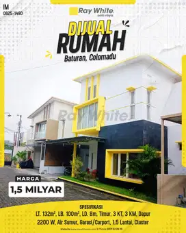 RUMAH DILINGKUNGAN ASRI IDAMANMU BATURAN COLOMADU