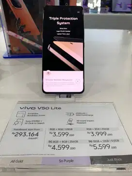 Vivo V50 Lite New 8/128, 8/256 Promo Cicilan 0% Tanpa DP