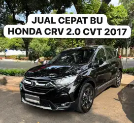 JUAL CEPAT BU MURAH HONDA CRV 2.0 CVT 2017 ( BUTUH UANG ) SEGERA