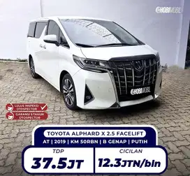 [ DISC 25JT BERGARANSI 5TH ] ALPHARD X 2.5 FACELIFT MATIC 2020 HBM