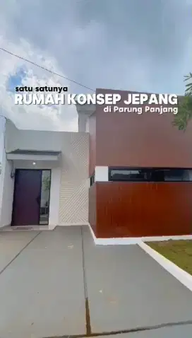 Tanah besar 72m² modal 200rb punya rumah dekat Stasiun Parung Panjang