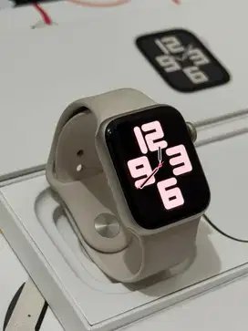 iBox Apple Watch SE Gen 2 40mm Starlight Fullset SA/A Garansi On 2026