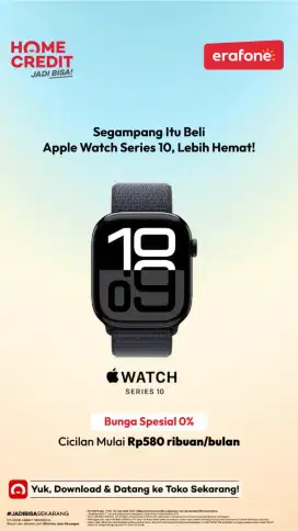 Smart watch Apple series 10 bisa cicilan cukup KtP aja