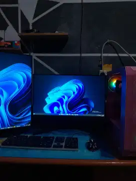 Gaming PC 2 Monitor VGA | 32GB RAM | SSD | Samsung | Lenovo cepat BU