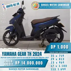 DI JUAL YAMAHA GEAR 125 TH 2024 CASH KREDIT ATAU TUKAR TAMBAH