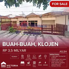 Rumah Vintage di Area Tenang Buah-Buahan Dijual Dengan Kondisi Terawat