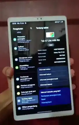 Jual tab samsung a7 lite 3/32 selular dan wifi