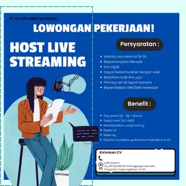 Lowongan Pekerjaan HOST LIVE