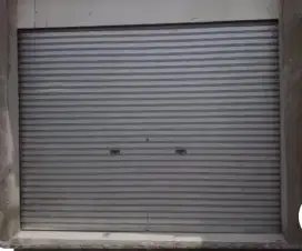 Rolling door bekas utk ruko ukuran 3m
