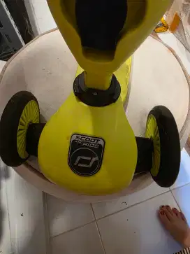Scoot and ride second