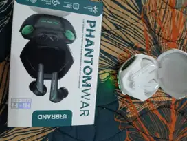 Earphone bluetooth phantom war stereo tw 91