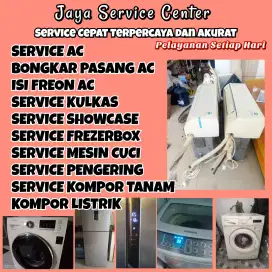 Service Mesin Cuci Bongkar Pasang AC Servis AC Kulkas Frezer Sawahan