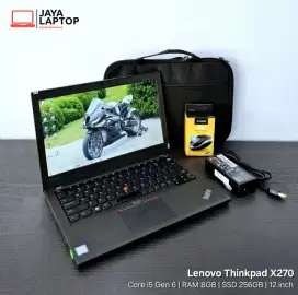 Lenovo Thinkpad X270 Core i5 RAM 8GB SSD 256GB Laptop Second Bekas