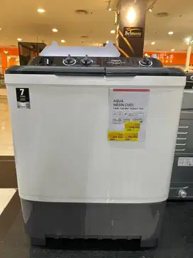 Murah kredit bisa tanpa Dp AQUA 2tabung QW9010HT 9kg