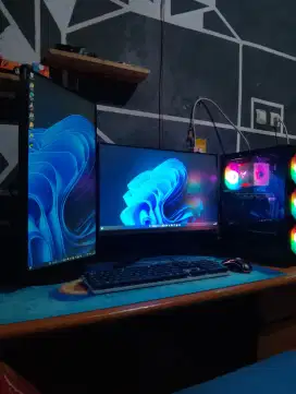 2 Monitor + PC Intel 1660 Super | 16GB | 256GB NVME | SAMSUNG |LENOVO