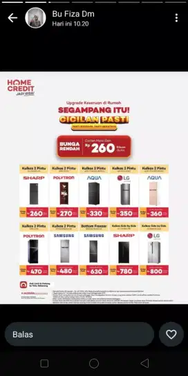 Cicilan pakai home credit cukup ktp saja