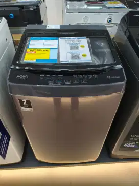PROMO Mesin Cuci Top Load AQUA 9 KG Bisa cicilan tanpa DP bunga 0%