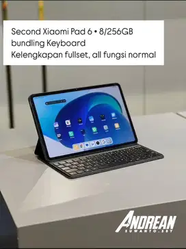 Xiaomi pad 6 8/256gb with keyboard