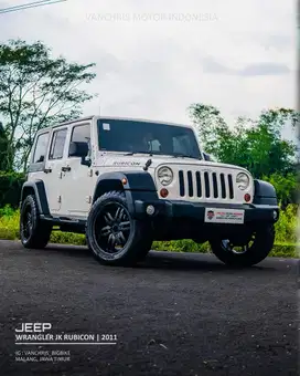 Jeep Wrangler JK Rubicon  White on Brown Color Tahun 2011