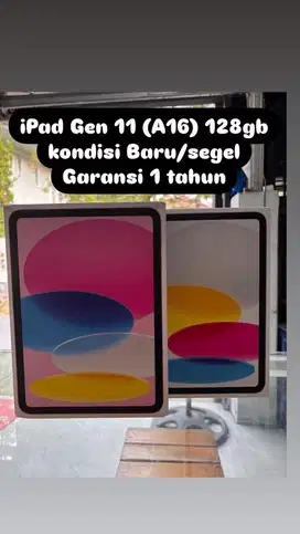 iPad Gen 11 (A16) 128 gb New