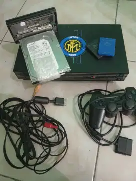 JUAL CEPAT, PS 2 FAT OPTIK HDD 160 GB + MMC