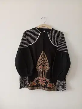 Lelang Blouse Batik premium, sgt mewah & modern, pakaian shooring 2x