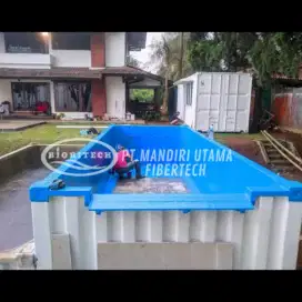 Pelapisan Fiberglass LINING FRP servis dak talang air gudang