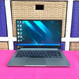 Laptop Acer Swift SF314-57 Bahan Stainless, Warna Grey, Bussines Versi