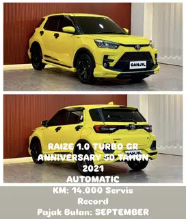 [ KM 14.000 ] RAIZE GR TURBO 2021 AUTOMATIC 50 THN ANNIV