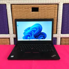Laptop Lenovo ThinkPad L390 Bahan Semi Rubber, Warna Hitam DOP, Bussin