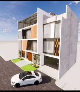 Bangunan Rumah Setengah jadi di BSD