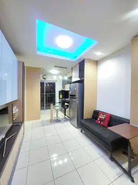Disewakan Apartemen Mediterania Garden 2, 2BR Furnished Luas 42m2