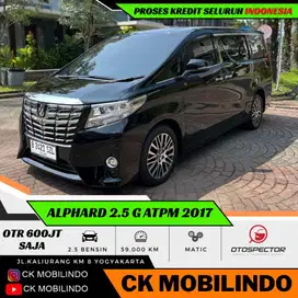 (Km59rb) Toyota Alphard G ATPM 2017 ISTIMEWA Bisa Kredit