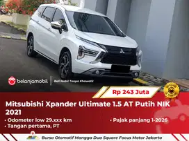 [ LOW KM ] Mitsubishi Xpander Ultimate 1.5 AT Putih 2021/2022
