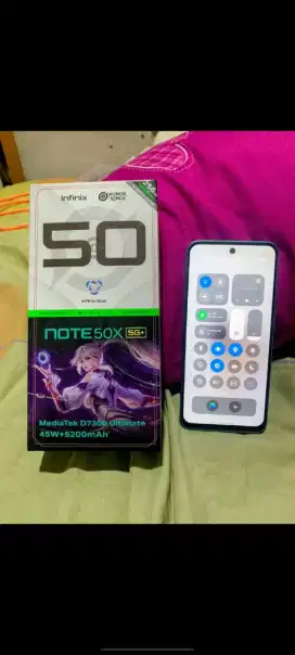 INFINIX NOTE 50x 5G+ 8/256 FULLSET MULUS