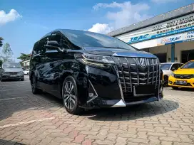 HARGA TERMURAH!! TOYOTA ALPHARD 2.5 G MATIC 2018 HITAM , KM 59RB