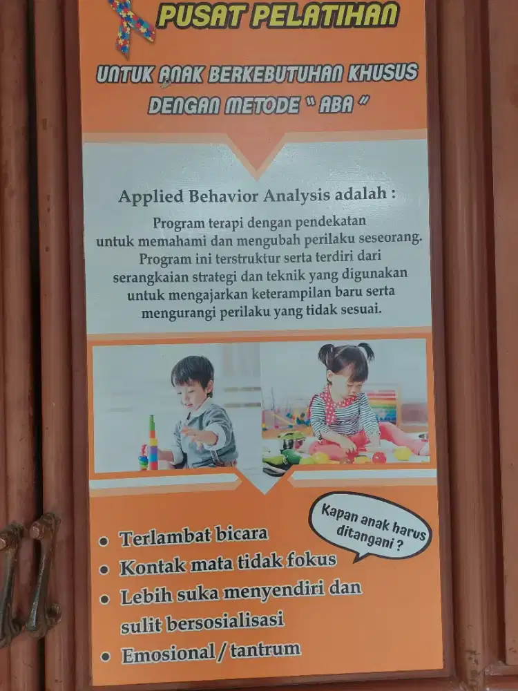 Lowongan Guru/Terapis Anak Berkebutuhan Khusus (ABK)