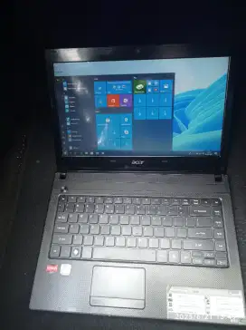 Laptop acer aspire. Sudah SSD. Ram 6 gb. Cepat sekali