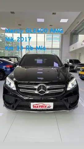 Mercy GLE400 AMG 2018 Nik17 Black on black Siap Pakai