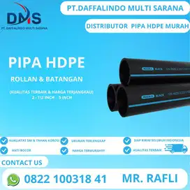 Pipa Hdpe 5 Inch Merk Rucika Batangan 6 Meter PN 10 | Distributor Pipa