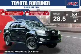 TOYOTA FORTUNER G LUX 2015 2.7 AT BENSIN LOW KM.86RB PJG PJK #F5ST
