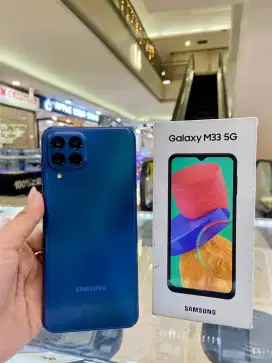 Samsung Galaxy M33 8/128GB 5G Biru Lengkap