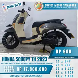 FREE OLI 3X DAN GARANSI SERVICE 1 THN HONDA SCOOPY FASHION 2023