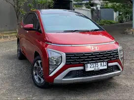 Km 18 ribu record antik Hyundai Stargazer Prime 1.5 AT 2022 Merah
